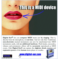 Digital Ear Real-Time - Convert audio to MIDI in real-time!